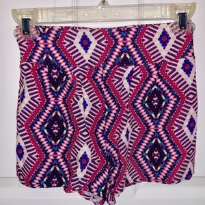 Colorful Flowy Shorts